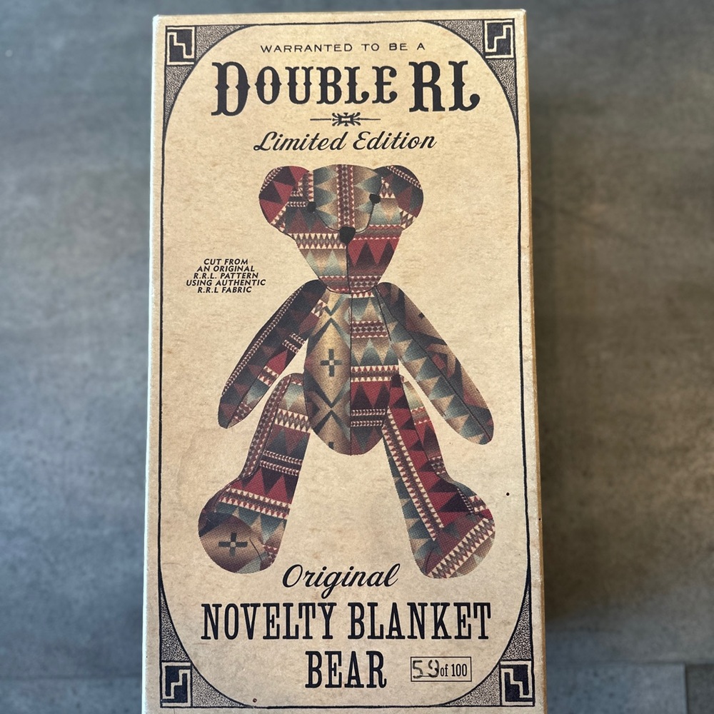 RALPH LAUREN DOUBLE RL BEAR LIMITED EDITION